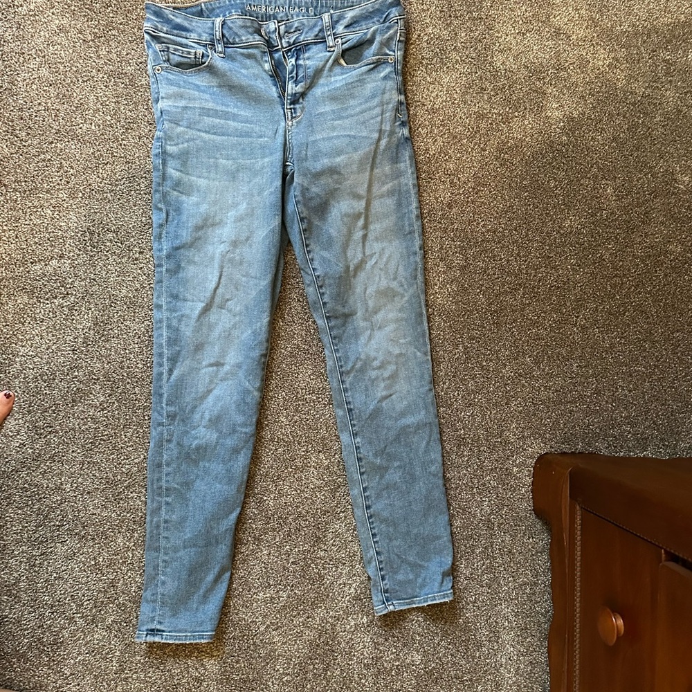 American Eagle Outfitters Light Blue Skinny Jeans